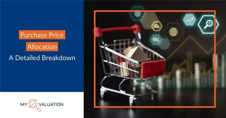 Purchase Price Allocation breakdown by My Valuation - M&A valuation guide with business acquisition analytics and asset allocation visual